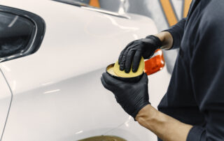 car wax polishing